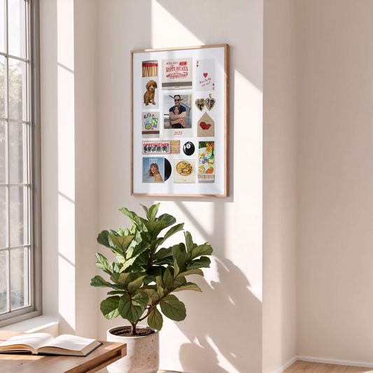 'P.S. I love you!' Matchbox Print Template