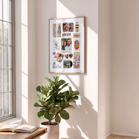 'I Miss You' Matchbox Print Template