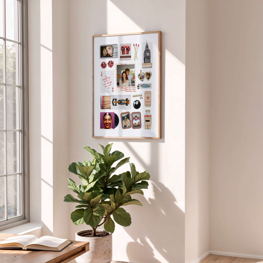 'Happier Than Ever' Matchbox Print Template