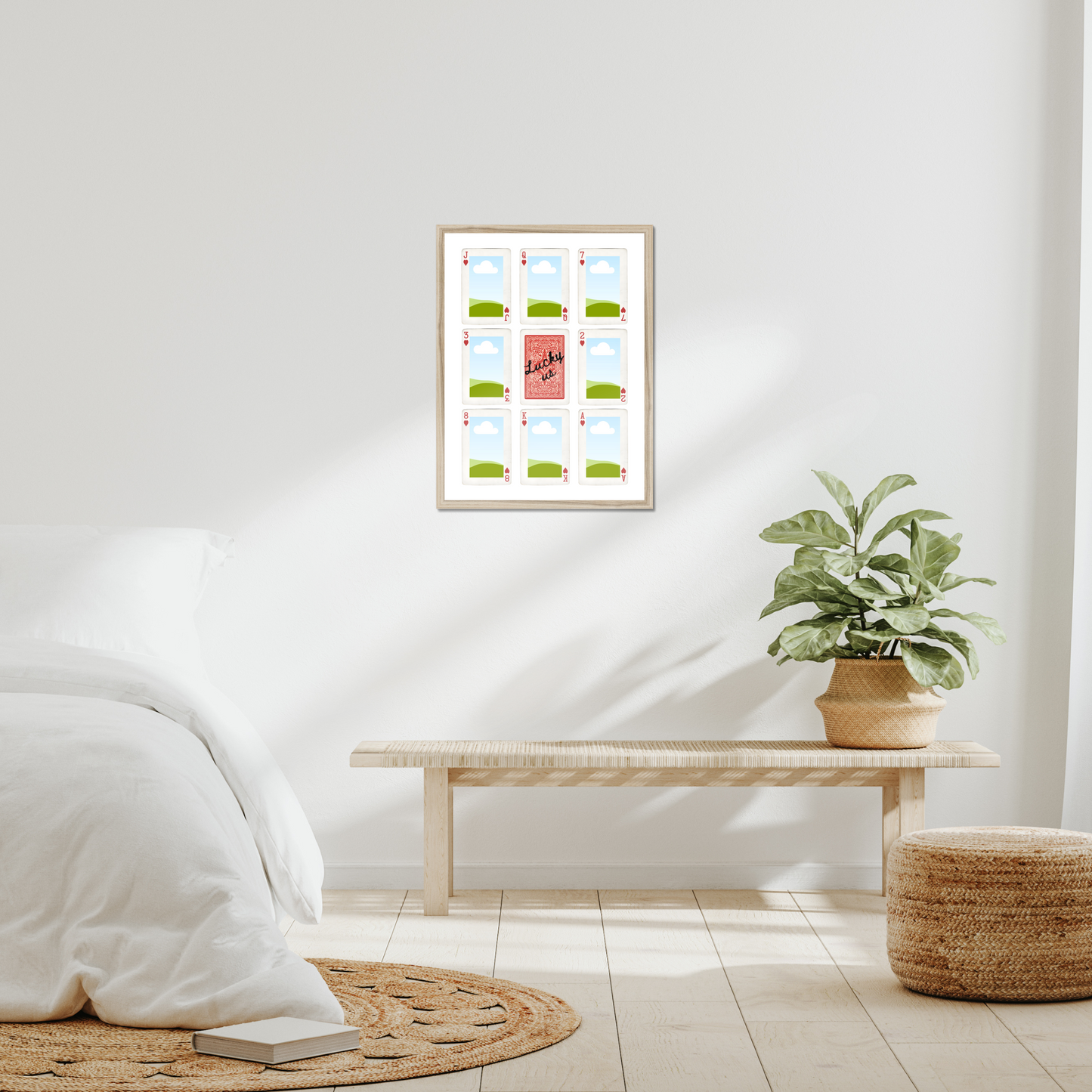 'Lucky Us' Playing Cards Print Template