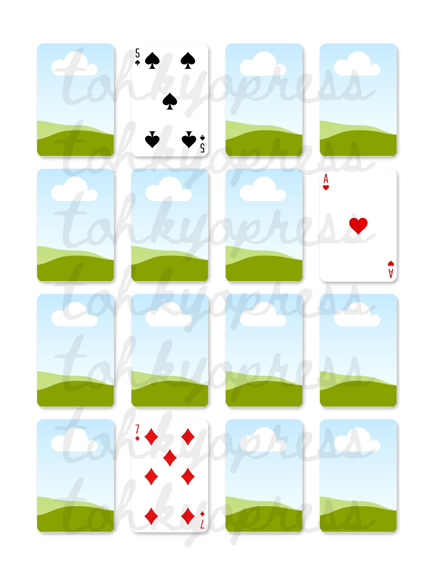 Playing Cards Photo Collage Template