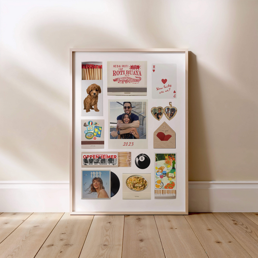 'P.S. I love you!' Matchbox Print Template