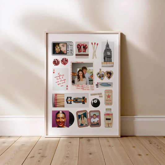 'Happier Than Ever' Matchbox Print Template