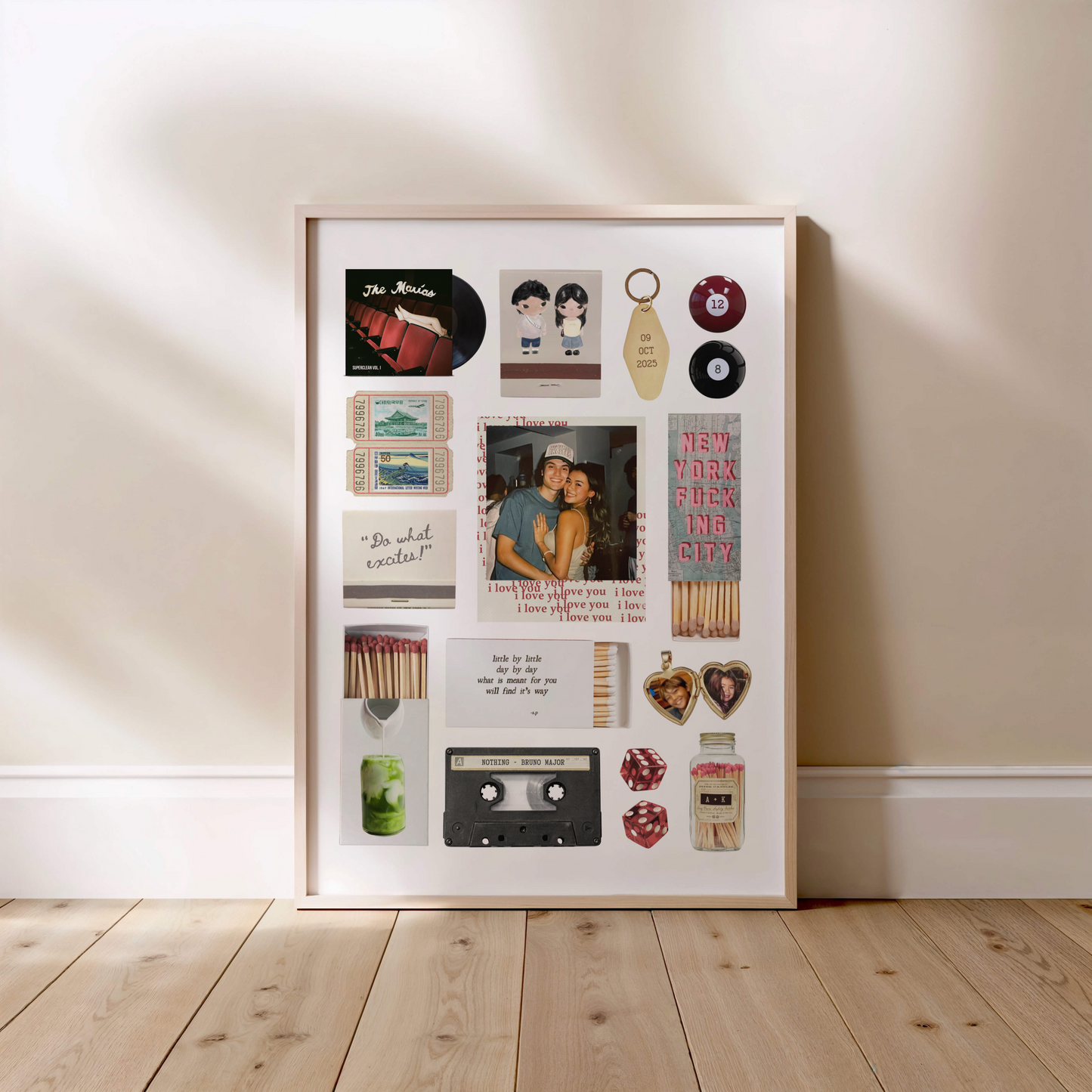 'Little By Little' Matchbox Print Template