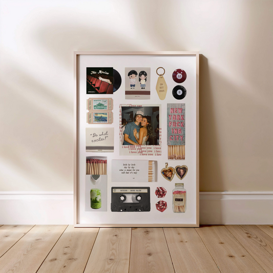 'Little By Little' Matchbox Print Template