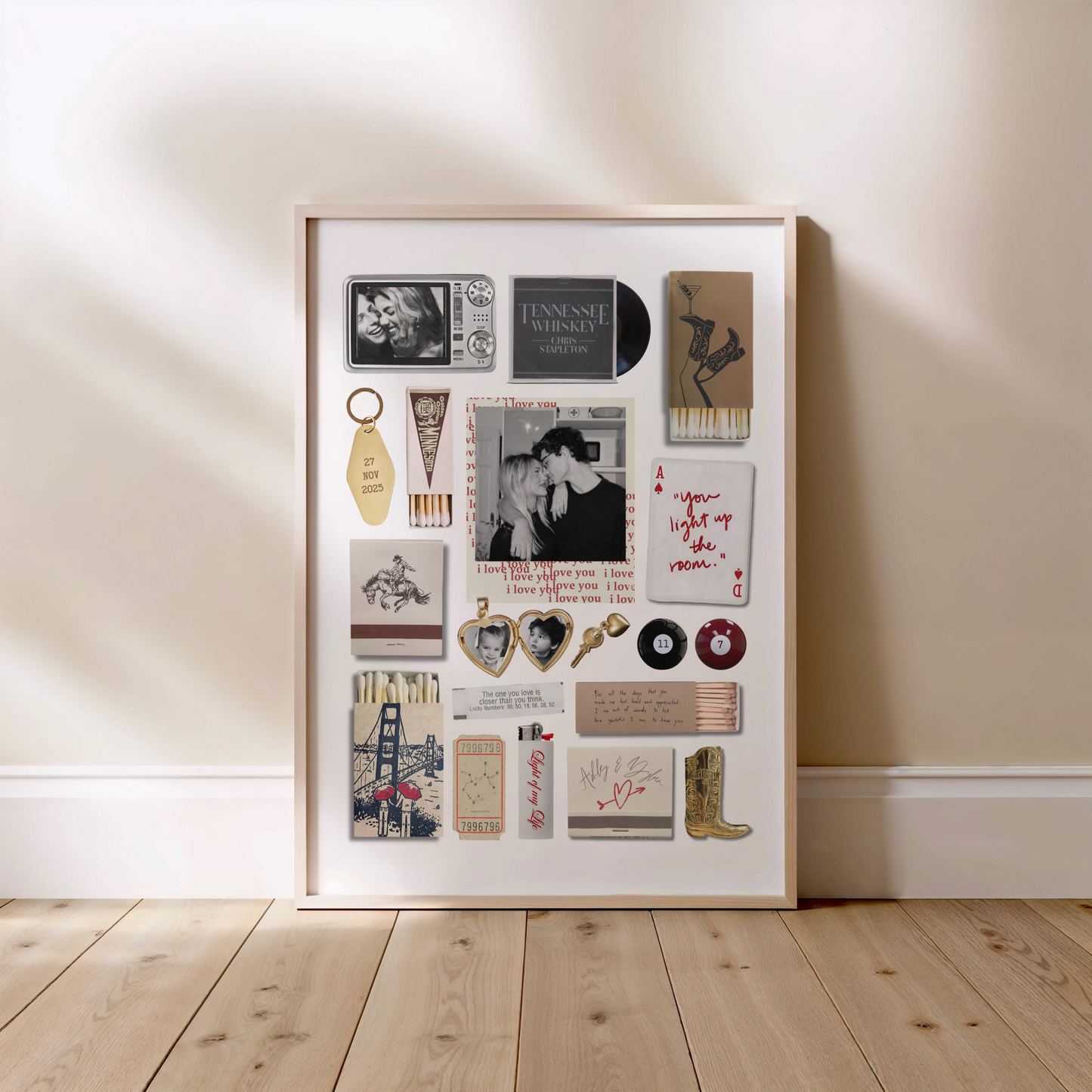 'Good Fortune' Matchbox Print Template