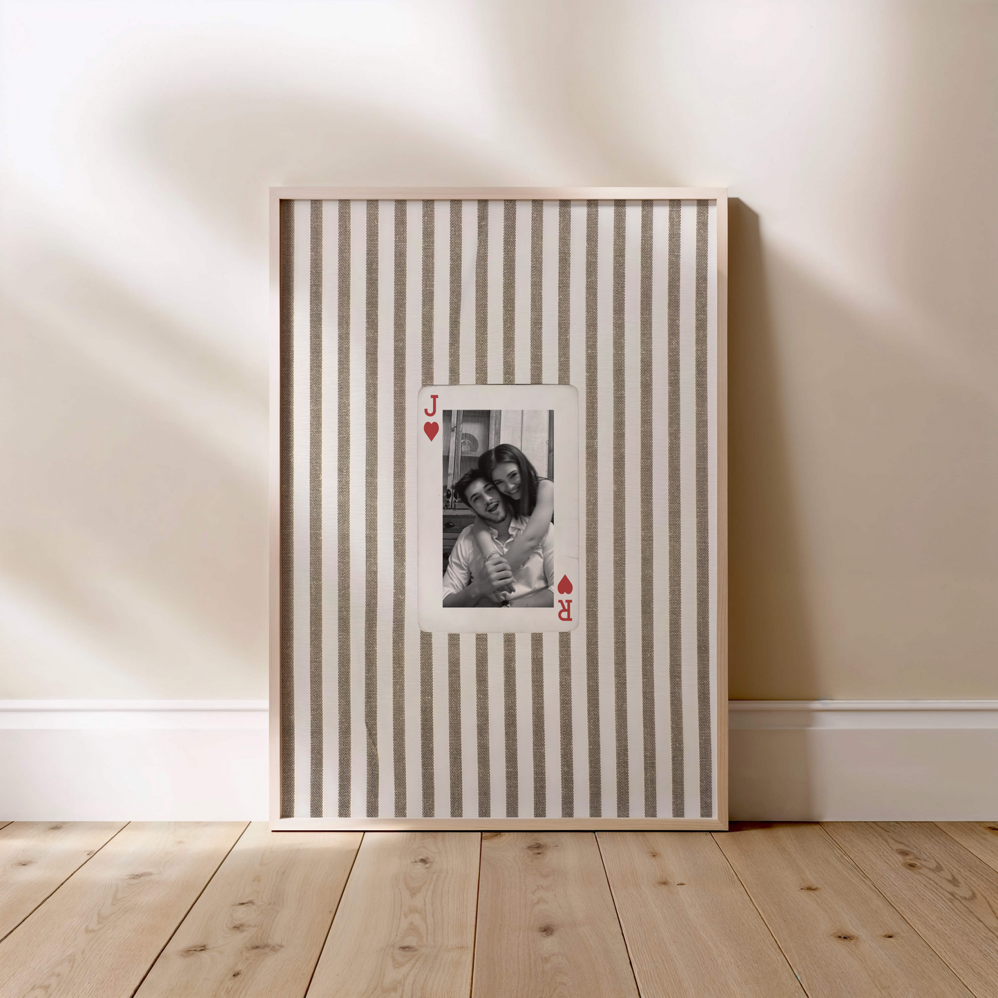 Striped Playing Card Print Template