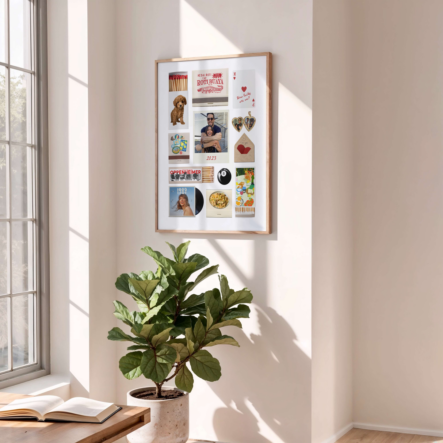 'P.S. I love you!' Matchbox Print Template