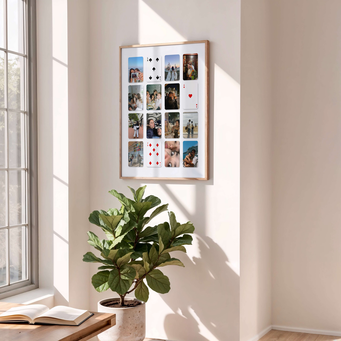 Playing Cards Photo Collage Template