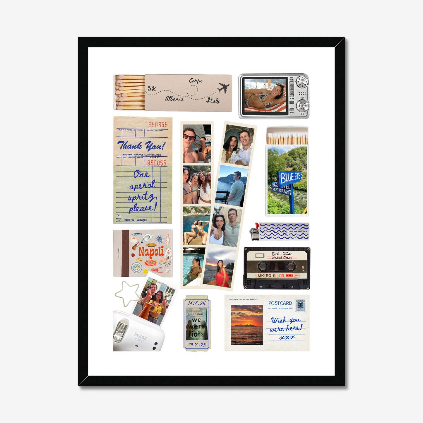 Travel Matchbox Print Template