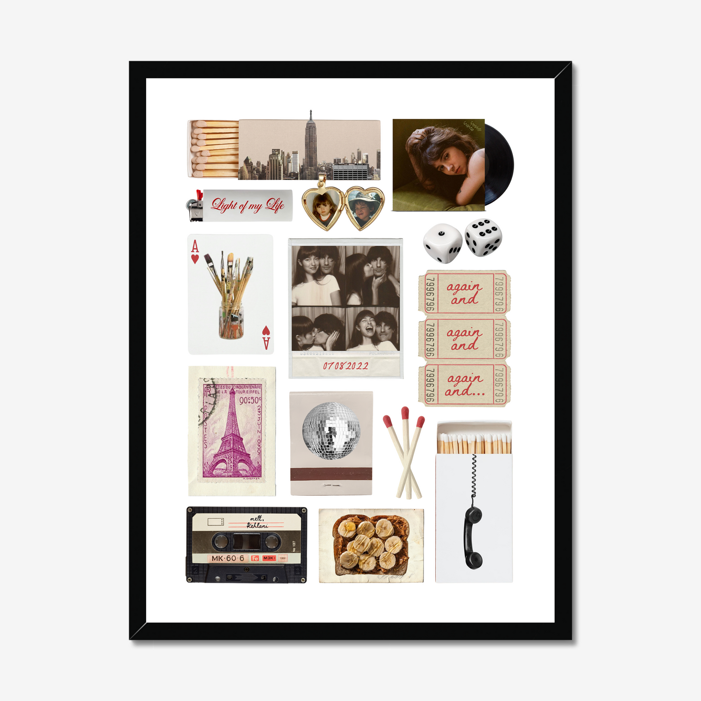 Dice + Matchsticks Print Template