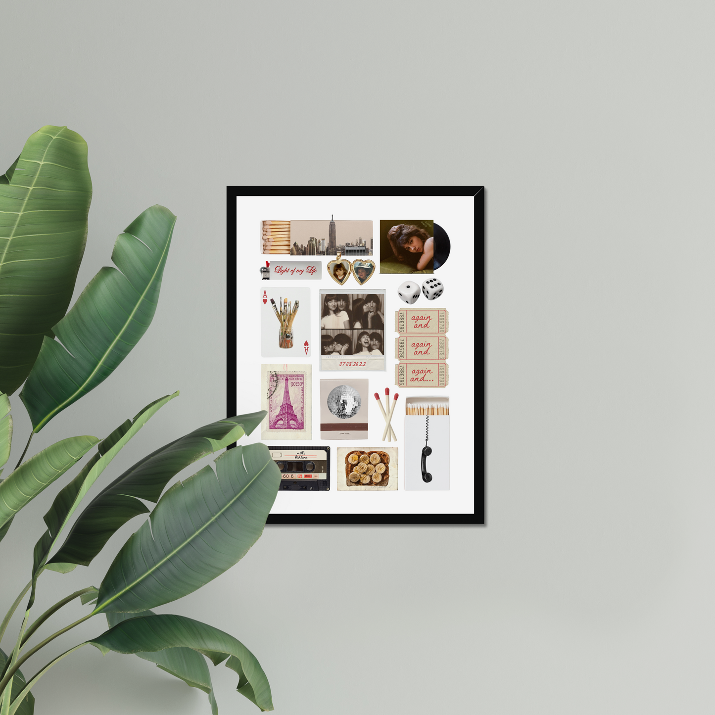 Dice + Matchsticks Print Template