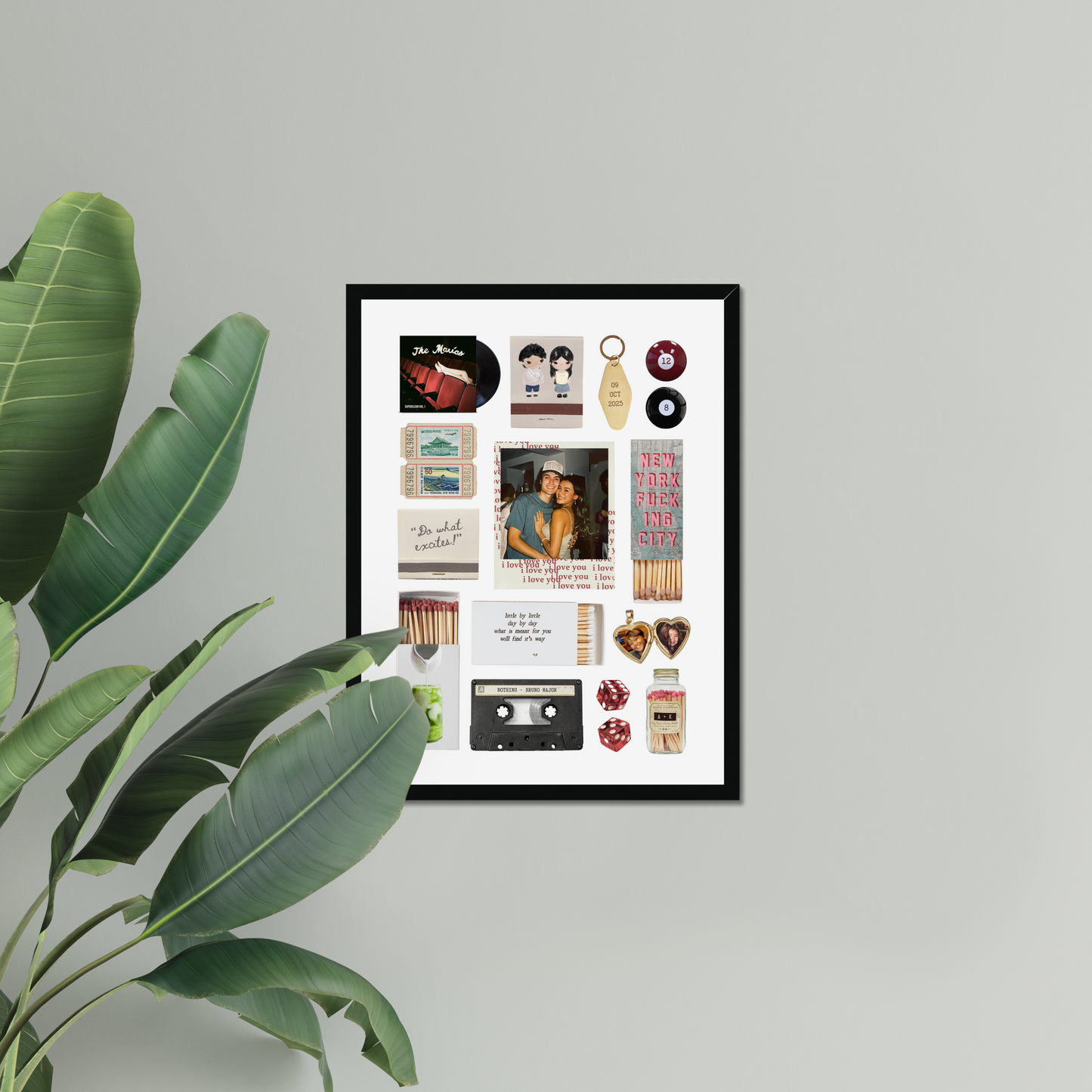 'Little By Little' Matchbox Print Template