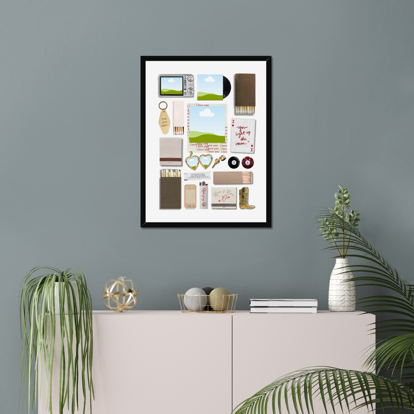 'Good Fortune' Matchbox Print Template