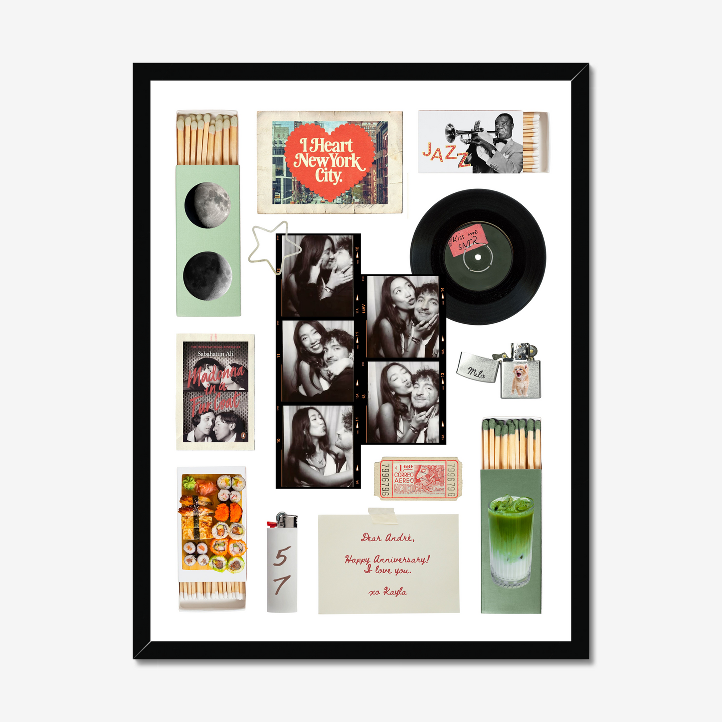 Green Film Matchbox Print Template