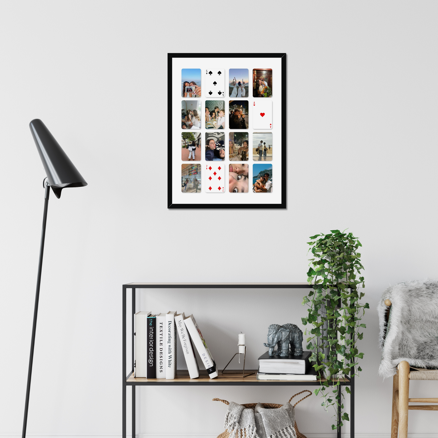 Playing Cards Photo Collage Template