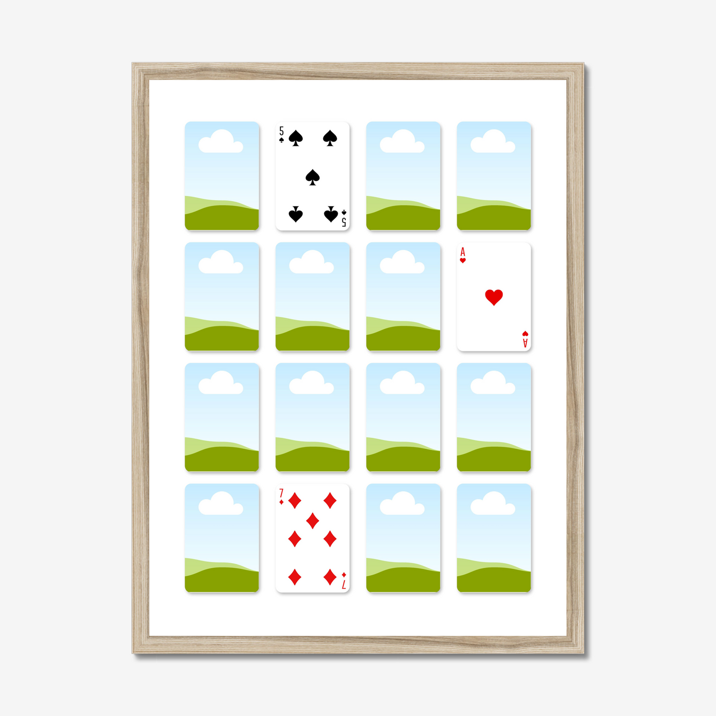 Playing Cards Photo Collage Template