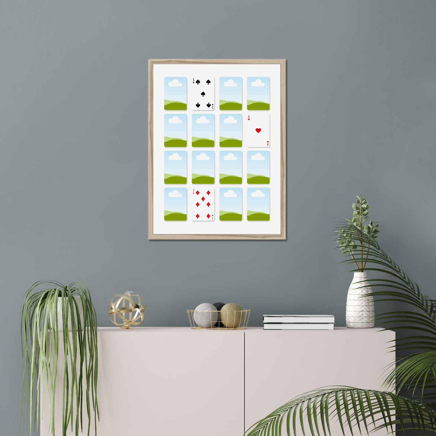 Playing Cards Photo Collage Template