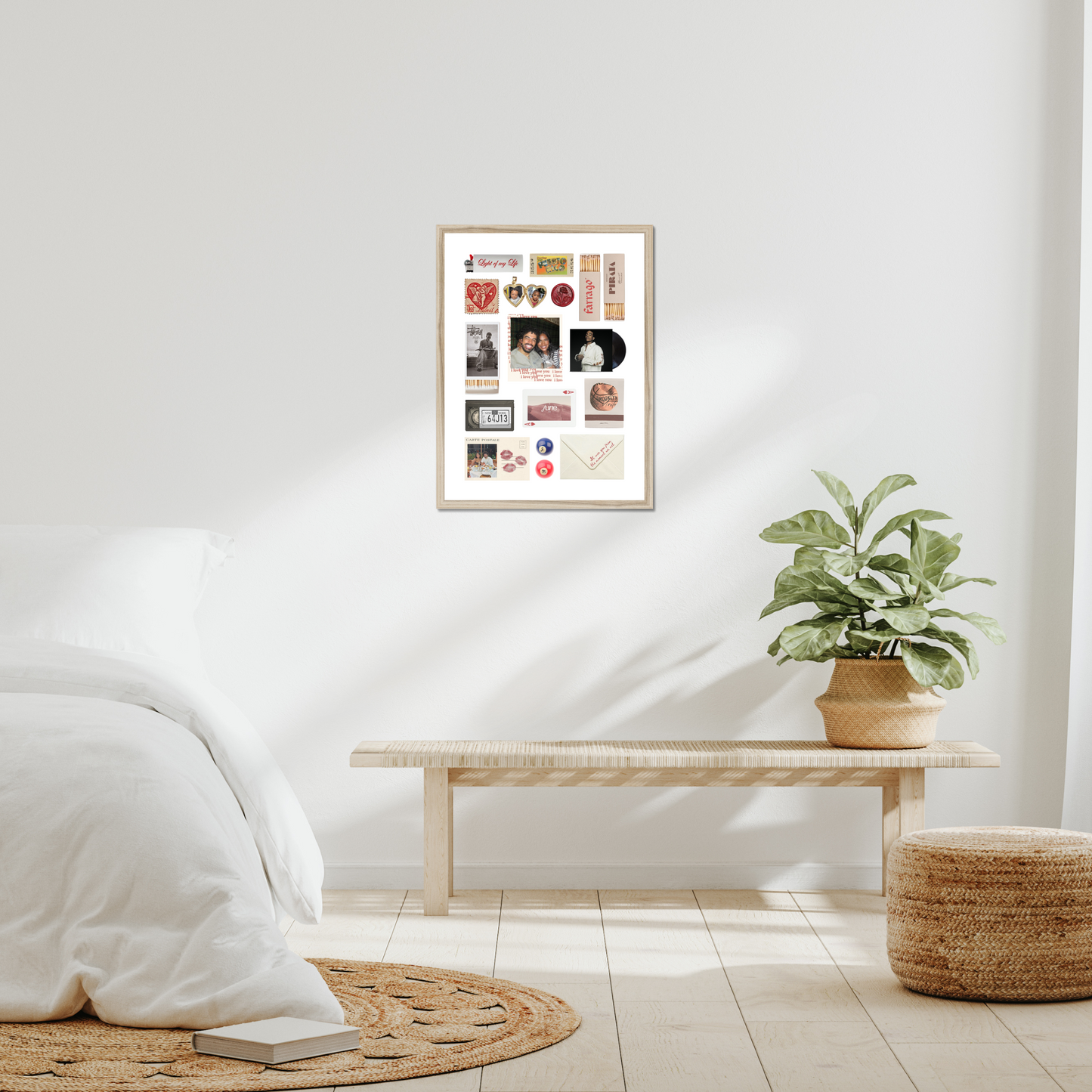 'Light of my Life' Matchbox Print Template