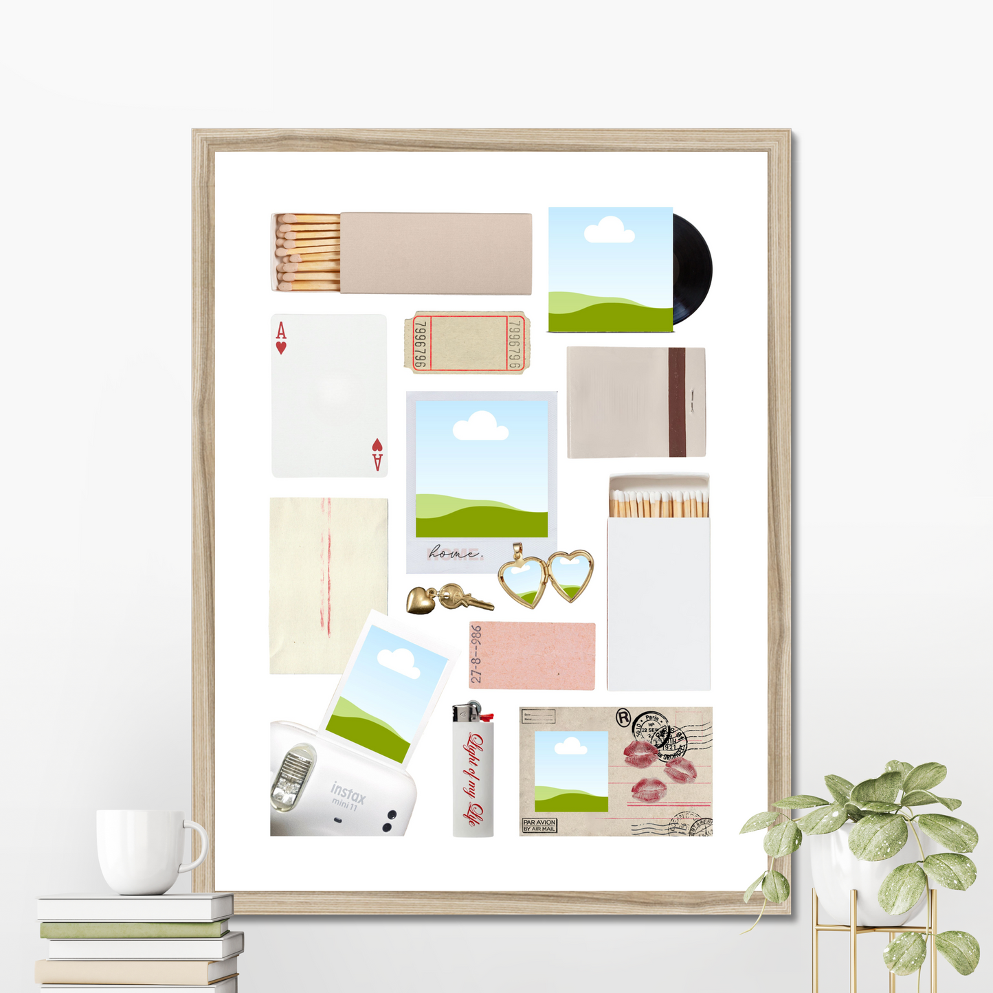 'Home' Matchbox Print Template