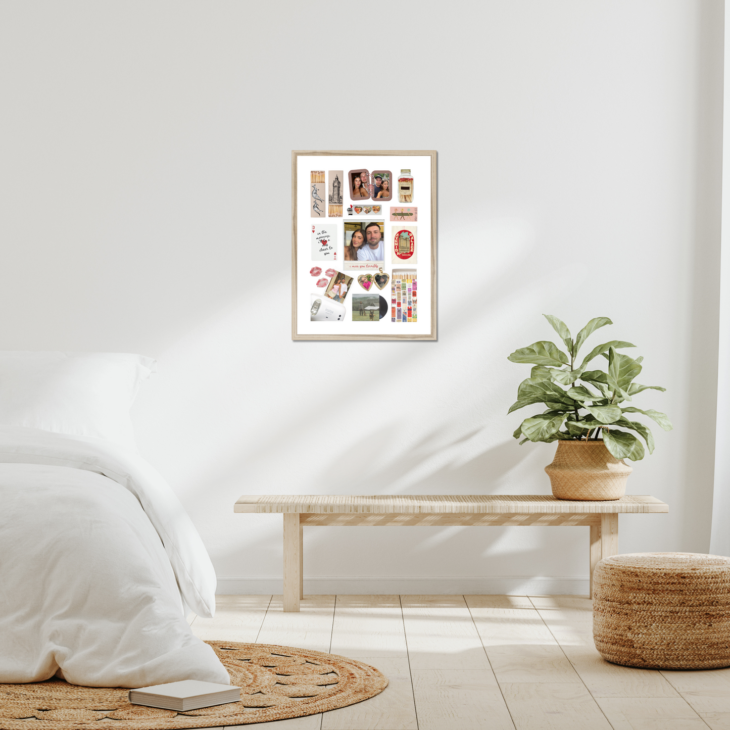 'I Miss You' Matchbox Print Template