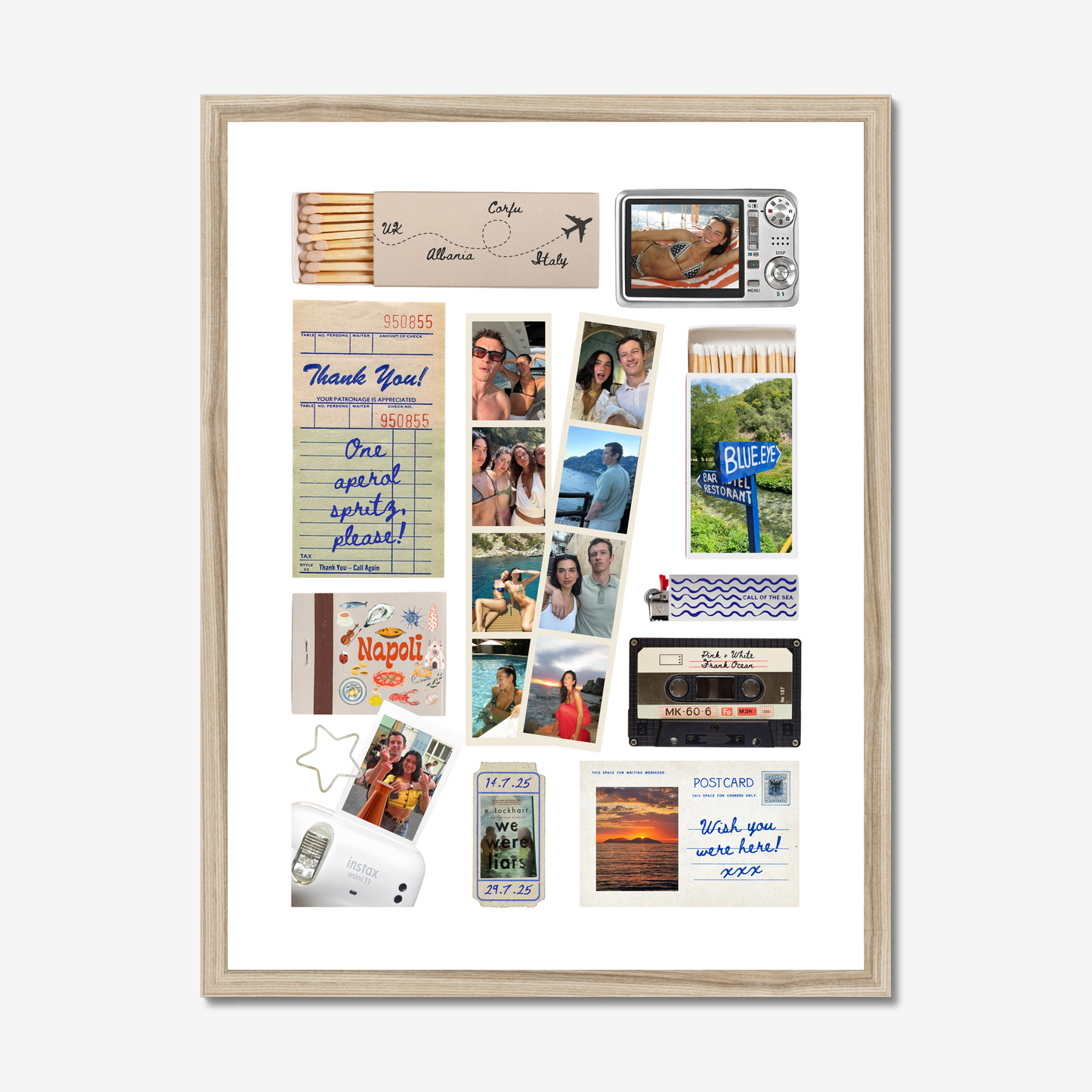 Travel Matchbox Print Template