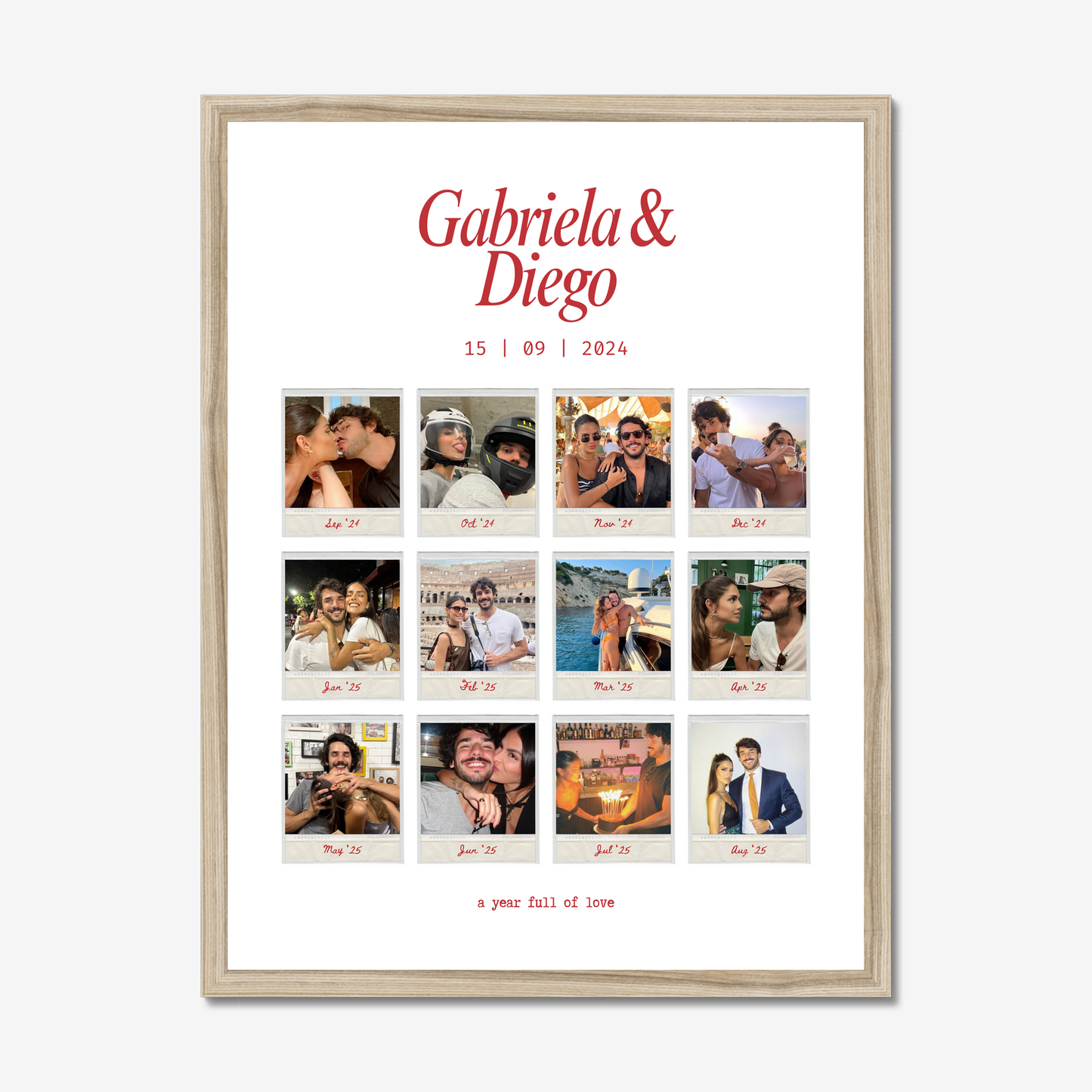 Polaroids Photo Collage Template