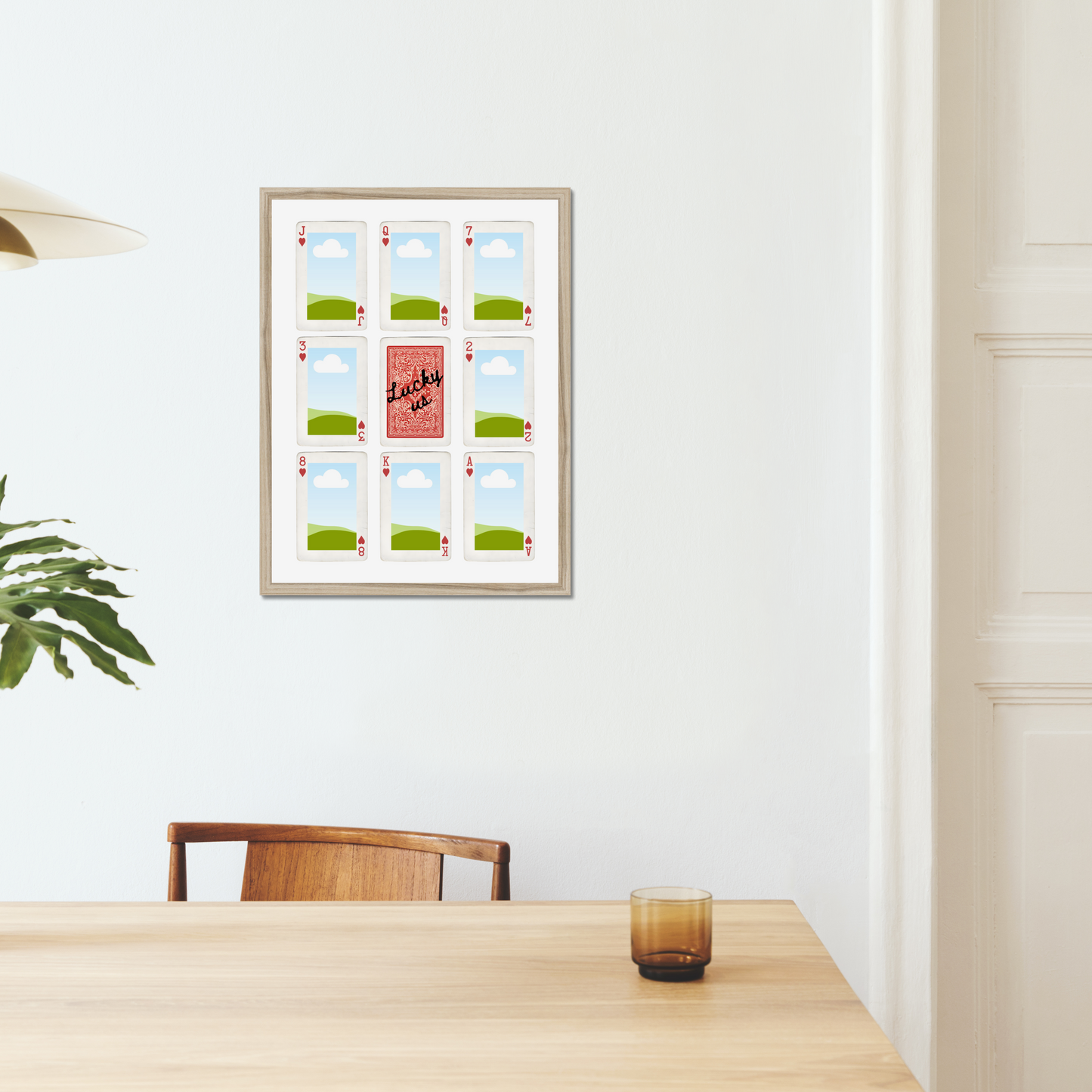 'Lucky Us' Playing Cards Print Template