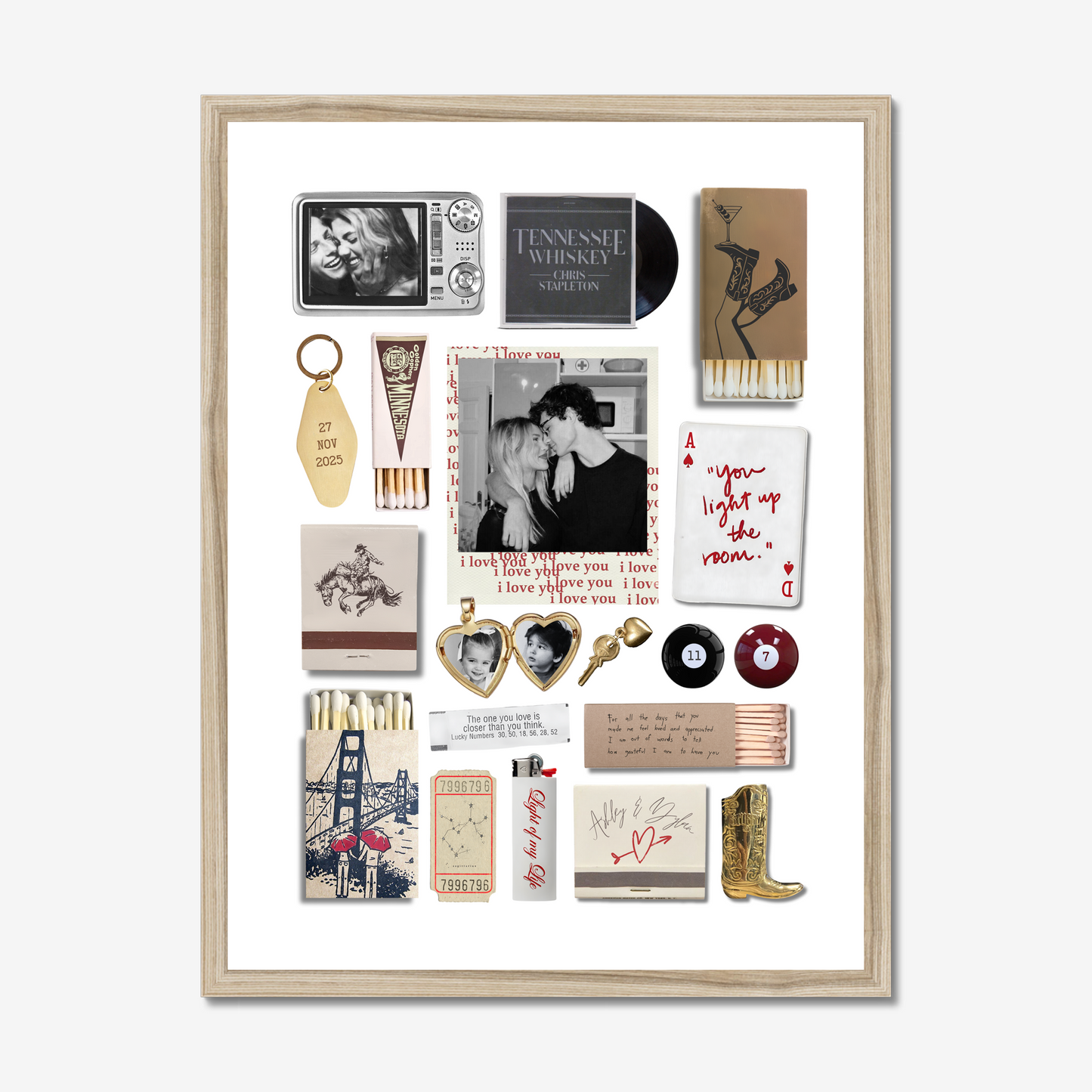 'Good Fortune' Matchbox Print Template