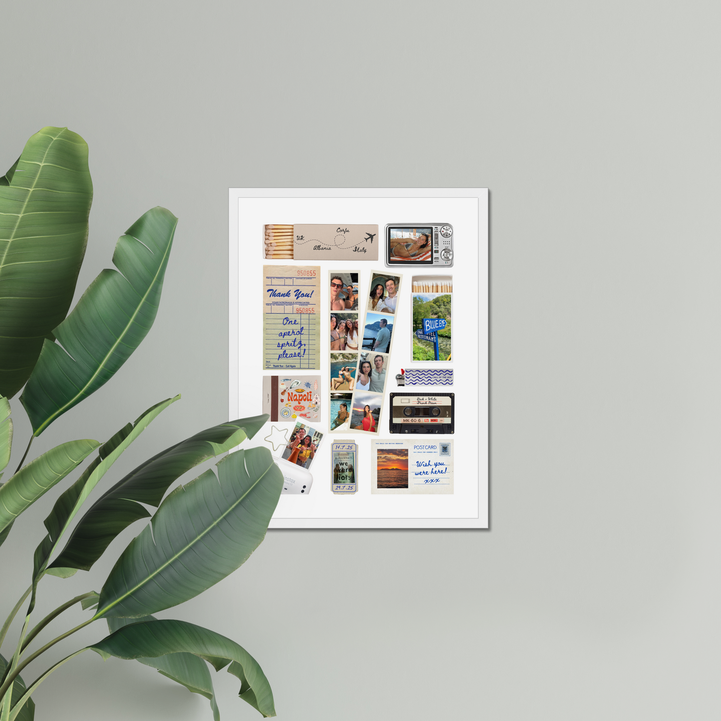 Travel Matchbox Print Template