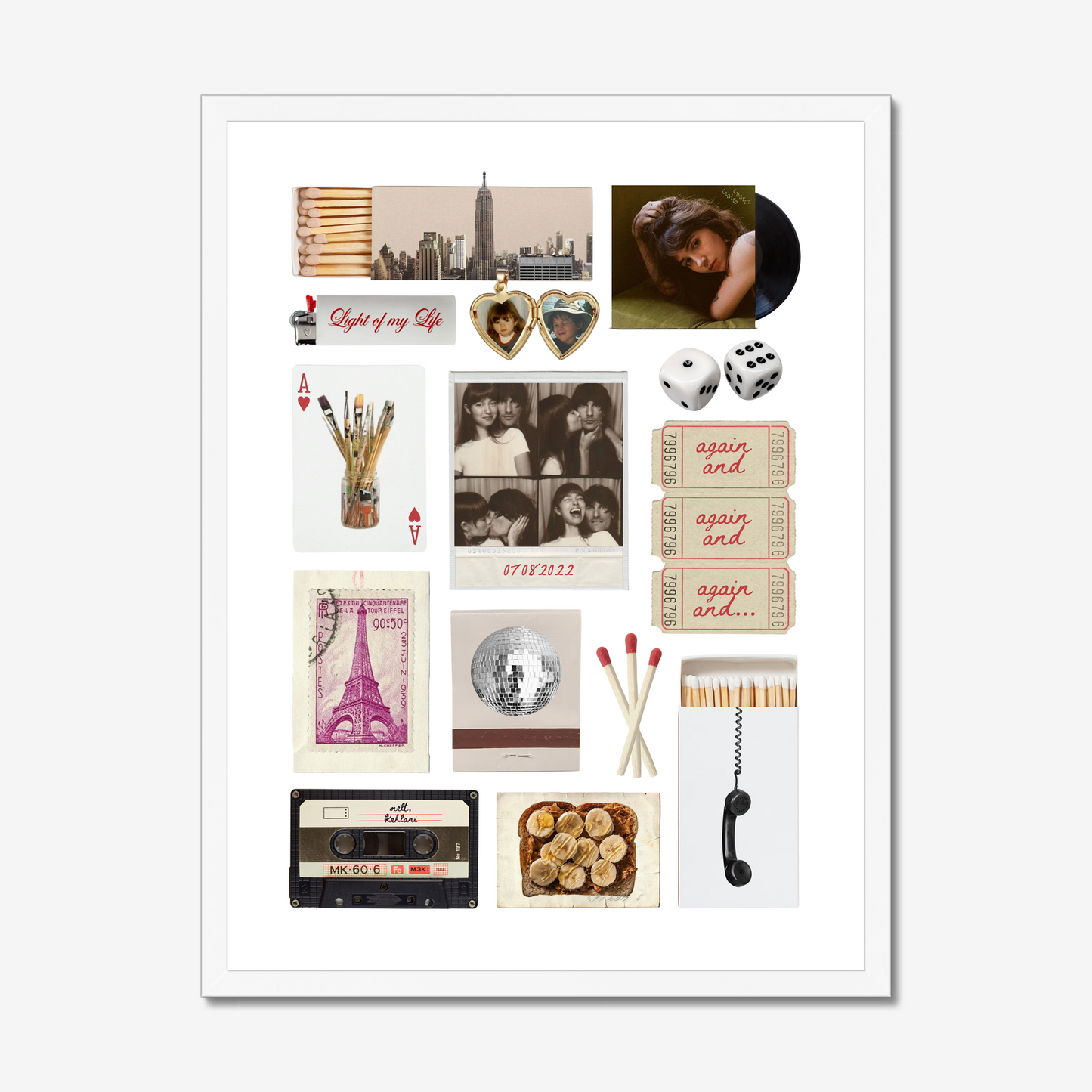 Dice + Matchsticks Print Template