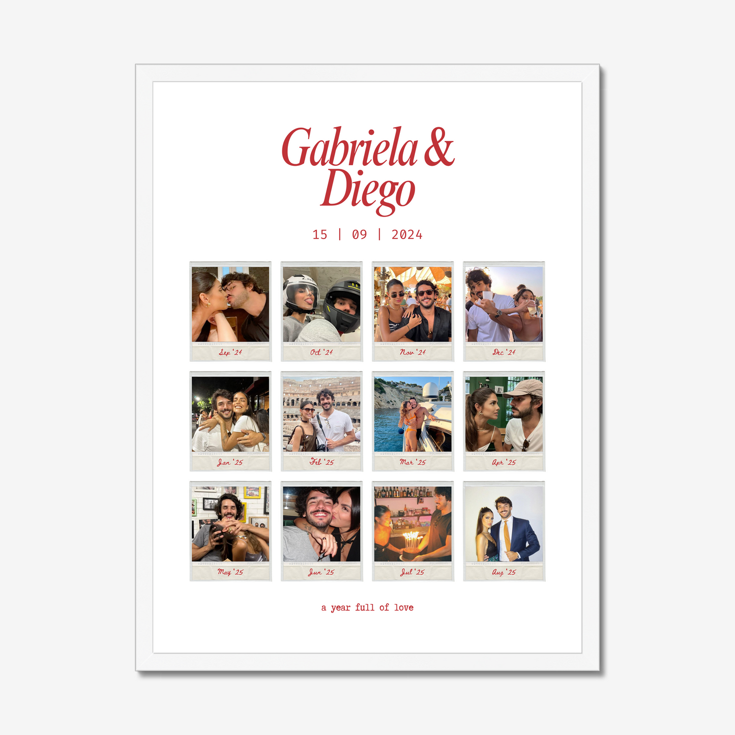 Polaroids Photo Collage Template