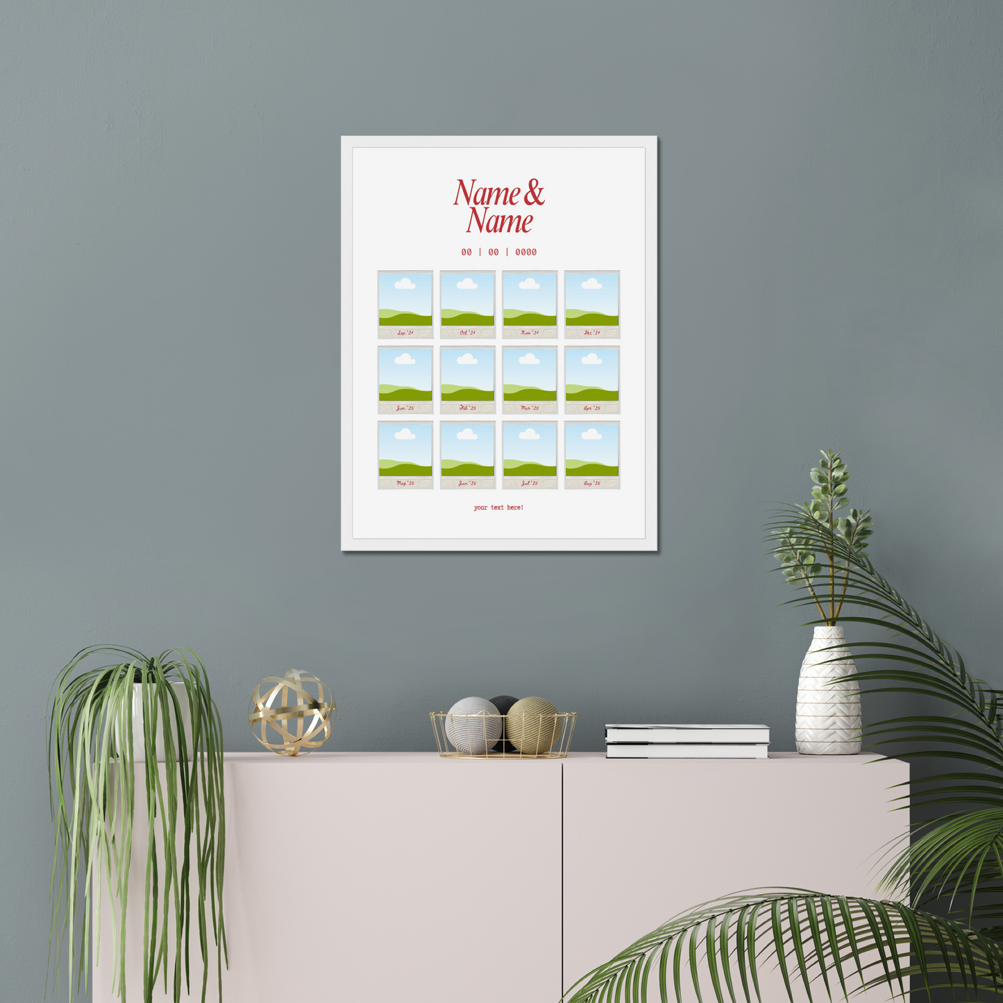 Polaroids Photo Collage Template