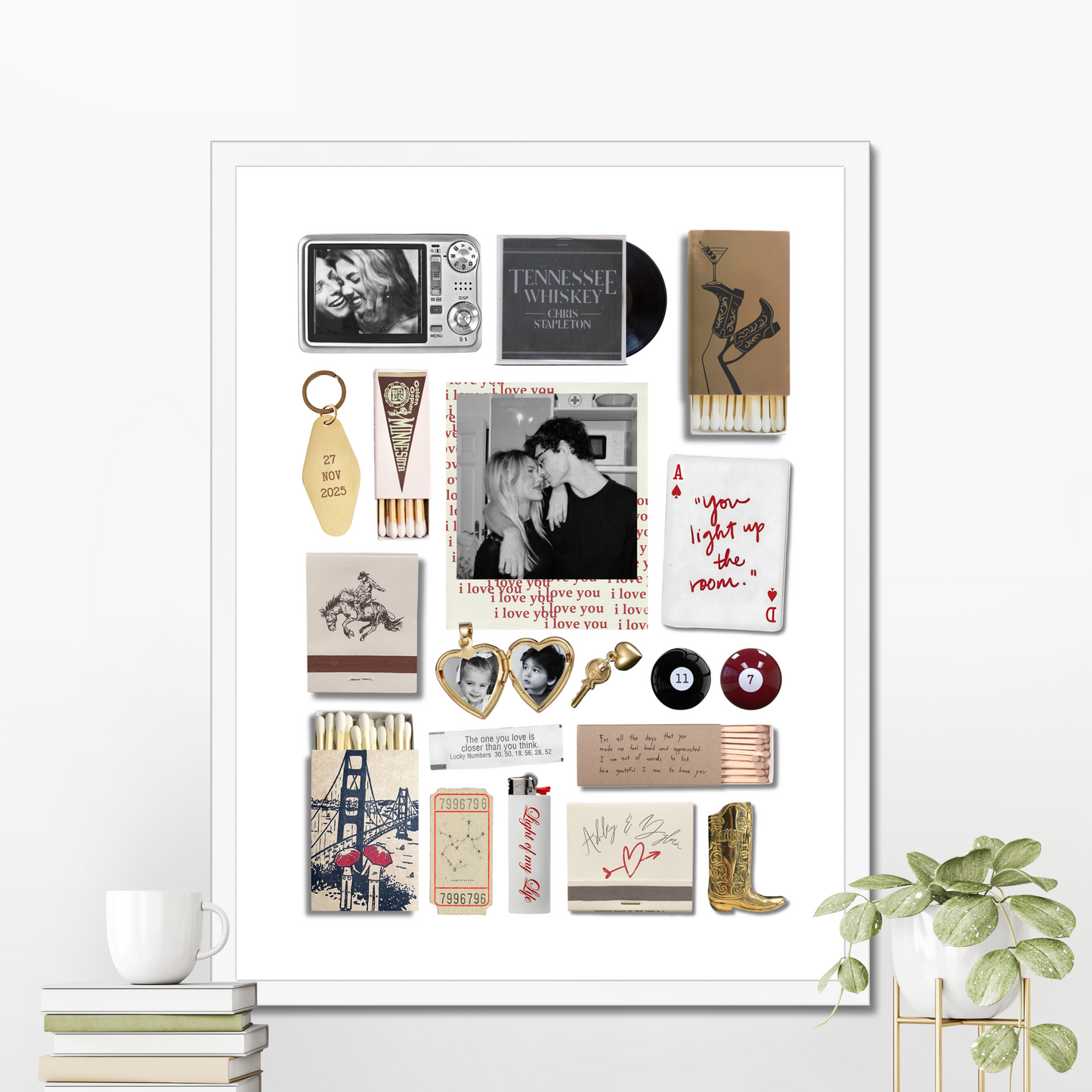 'Good Fortune' Matchbox Print Template